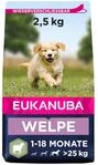 Eukanuba Welpenfutter mit Lamm & Reis f&uuml;r gro&szlig;e Rassen - Trockenfutter f&uuml;r Junior