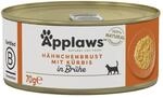 Applaws 100% nat&uuml;rliches Premium-Nassfutter f&uuml;r Katzen, H&uuml;hnerbrust mit K&uuml;rbis in