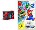 Nintendo Switch-Konsole Neon-Rot/Neon-Blau + Super Mario Bros. Wonder Switch