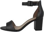Clarks Damen Deva Mae Pumps, Black Leather, 39.5 EU