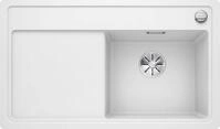 BLANCO ZENAR 45 S-F | Granitsp&uuml;le aus SILGRANIT wei&szlig; | Einbauart: Fl&auml;chenb&uuml;ndig 