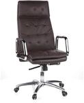 hjh OFFICE 600924 Chefsessel B&uuml;rostuhl Villa 20 Nappaleder Braun B&uuml;ro-Sessel...