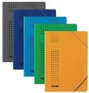 ELBA Eckspanner-Mappe Chic, 5er Pack, DIN A4, Karton, sortiert, 5 aus 7 Farben