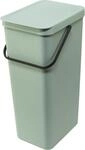 Brabantia Sort & Go Abfalleimer mit Deckel 40 L (hellgr&uuml;n), platzsparender