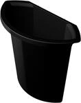 Helit H6106995 - Abfalleinsatz 6 Liter, zum Einh&auml;ngen, schwarz