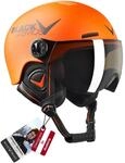 Black Crevice Kinder Visierhelm Leogang, orange matt/schwarz, 48-52 cm&hellip;