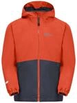 Jack Wolfskin Unisex Kinder Iceland 3in1 Jacket K Jacket ,carnelian(orange),Gr.104