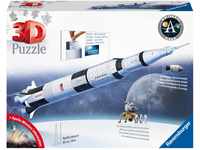 Ravensburger 3D Puzzle 11545 - Apollo Saturn V Rakete - 440 Puzzleteile - Für...
