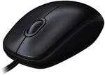 Logitech M100 Kabelgebundene USB-Maus, 3 Tasten, 1000 DPI Optical Tracking, F&uuml;r