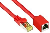 Good Connections RJ45 Ethernet LAN Patchkabel-Verl&auml;ngerung mit Cat. 7...