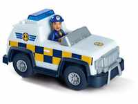 Simba 109252508 - Feuerwehrmann Sam Polizeiauto 4x4, kindliche Version, mit...