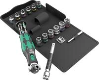 Wera 05004284001 8009 Zyklop Pocket Set 3, Knarren-Satz, 27-teilig