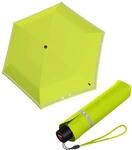 Knirps Kinder-Taschenschirm Rookie reflective mit Reflexborte - lime