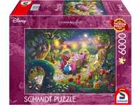 Schmidt Spiele 57398 Thomas Kinkade, Disney, Mad Hatter’s Tea Party, 6000...