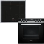 Siemens PQ521IB01 iQ500 Herd-Glaskeramik-Kochfeld-Kombination herdgesteuert, 59,4 cm