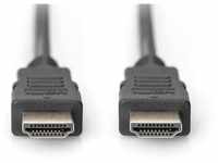 DIGITUS HDMI Standard Anschlusskabel, Typ A St/St - 5.0m - mit Ethernetkanal -...