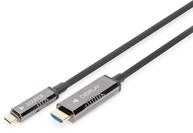 DIGITUS USB-C->HDMI AOC Kabel 20m 4K Glasfaser Digital/Daten Digital/Display/Video 20
