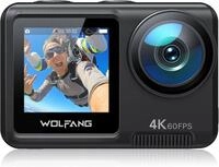 WOLFANG GA420 Action Cam 4K 60FPS Unterwasserkamera WiFi 10M Wasserdicht ohne