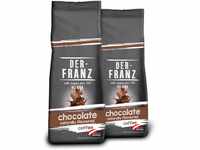 DER-FRANZ Kaffee, aromatisiert mit Schokolade, gemahlen, 2 x 500 g
