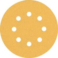 Bosch 50x EXPERT C470 Schleifblatt mit 8 L&ouml;chern (f&uuml;r Farbe auf Holz,...