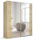Rauch M&ouml;bel Kronach Schwebet&uuml;renschrank Schrank Kleiderschrank Eiche Artisan, Holz,