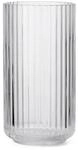 Lyngby Porcel&aelig;n Vase H20.5 cm Lyngby aus mundgeblasenem Glas zeitlos, klar