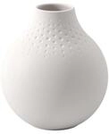 Villeroy und Boch Collier Blanc Vase Perle No. 3, 11 x 11 x 12 cm, Premium Porzellan,