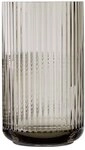 Lyngby Porcel&aelig;n Vase H25 cm Lyngby aus mundgeblasenem Glas zeitlos, grau