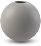 Cooee Design Ball-Vase aus Porzellan in der Farbe Grau Handgefertigt, Ma&szlig;e: 10cm x