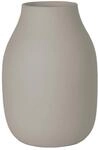 blomus Vase -COLORA- | Blumenvase aus Keramik | Farbe Mourning Dove | Gr&ouml;&szlig;e L