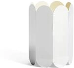 HAY Arcs Vase, Spiegel &ndash; Edelstahl, Design von Muller Van Severen, 25 cm hoch,