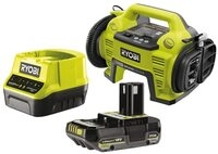 RYOBI 18 V ONE+ Akku-Multikompressor R18I-1C20GZL (max. Druck 10,3 bar, 2:1