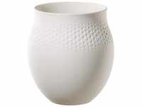 Villeroy und Boch Collier Blanc Vase Perle No. 1, 16,5 x 16,5 x 17,5 cm, Premium
