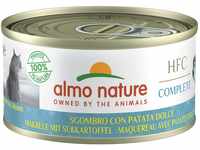 Almo Nature – HFC Complete – Makrele mit Süßkartoffel – Nassfutter für