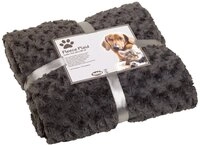 Nobby Fleece Plaid "SUPER SOFT" grau S 60 x 85 cm