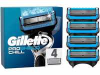 Gillette ProShield Chill Rasierklingen für Rasierer, 4 Ersatzklingen für