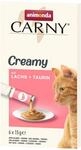 animonda Carny Creamy Katzensnack mit Lachs + Taurin (6 x 16g), Premium cremiger