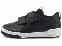 PUMA Unisex Baby Multiflex SL V Inf Sneaker, Black White, 20 EU