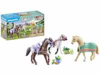 PLAYMOBIL Horses of Waterfall 71356 3 Pferde: Morgan, Quarter Horse & Shagya...