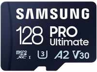 Samsung PRO Ultimate microSD Speicherkarte, 128 GB, UHS-I U3, 200 MB/s Lesen,...
