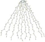 SALCAR 3m Christbaumbeleuchtung mit Ring und 10 Girlanden, 350er LED...