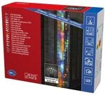 Konstsmide Micro LED Lichterkette, gefrostet, 200 bunte Dioden, 30V Au&szlig;entrafo,