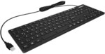 KEYSONIC KSK-8030 IN (FR) Industrie Silikontastatur eronomisch wasserdich