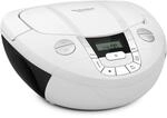 TechniSat Viola CD-1 - tragbarer Stereo CD-Player, Boombox mit praktischem Tragegriff