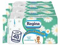 Regina Kamillenpapier 3-lagiges Toilettenpapier 48 Rollen-Packung (3 x 16