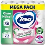 Zewa Ultra Smart Toilettenpapier Gro&szlig;packung, 36 Rollen &aacute; 280 Blatt, Riesenrolle,