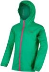 Regatta-Kinderjacke Kid Pack It Iii, wasserdichte Shell-Jacke M Island Gr&uuml;n