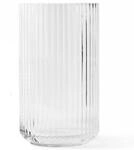 Lyngby Porcel&aelig;n Vase H38 cm Lyngby aus mundgeblasenem Glas zeitlos, klar