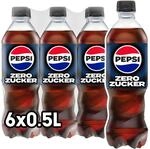 Pepsi Zero Zucker, Das zuckerfreie Erfrischungsgetr&auml;nk von Pepsi ohne Kalorien,