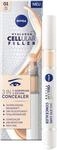NIVEA Hyaluron Cellular Filler 3IN1 Augenpflege Concealer Hell (4 ml), Anti-Age
